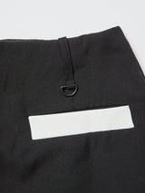 バイカラー パイピング スカート