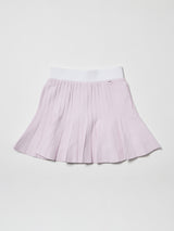 バイカラーサマーニットプリーツスカート