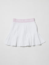 バイカラーサマーニットプリーツスカート