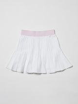 バイカラーサマーニットプリーツスカート