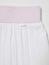 バイカラーサマーニットプリーツスカート