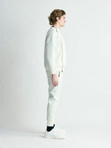 段ボールスウェット ポケットジップパンツ