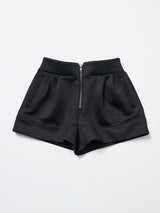 【レディース】段ボールスウェット フロントジップショートパンツ