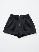 【レディース】段ボールスウェット フロントジップショートパンツ