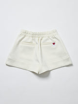 【レディース】段ボールスウェット フロントジップショートパンツ