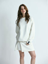 【レディース】段ボールスウェット ジッパー付スカート