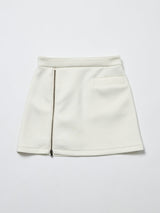 【レディース】段ボールスウェット ジッパー付スカート