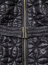 ファー付 中綿キルティング ワンピース