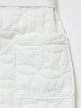 ファー付 中綿キルティング ワンピース