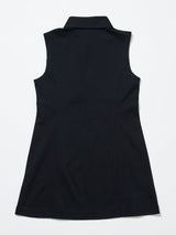 【レディース】ラウンドカラーポロシャツワンピース