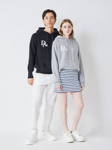 アンチピリング  リブニットパーカー