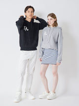 アンチピリング  リブニットパーカー