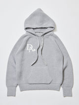 アンチピリング  リブニットパーカー