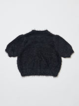 【アームウォーマー付】シャギーニットトップス