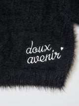 【アームウォーマー付】シャギーニットトップス