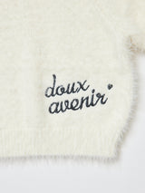 【アームウォーマー付】シャギーニットトップス