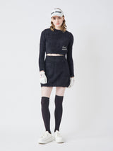 【アームウォーマー付】シャギーニットトップス