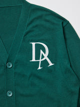 DAロゴ ソフトタッチ  Vネックニットカーディガン