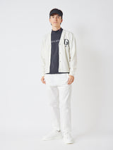 DAロゴ ソフトタッチ  Vネックニットカーディガン