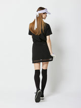 シースルーハイネックトップス