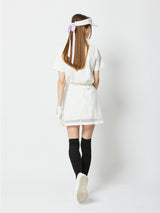 シースルーハイネックトップス