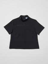 シースルーハイネックトップス