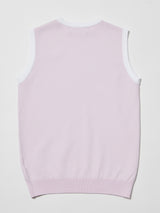 バイカラーサマーニットベスト