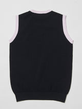 バイカラーサマーニットベスト