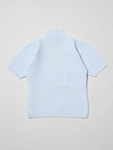 カットアウト半袖 ニットトップス