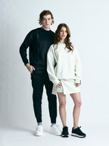 段ボールスウェット サイドジップ開きトレーナー