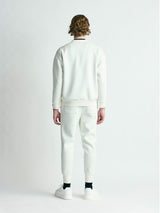 段ボールスウェット サイドジップ開きトレーナー