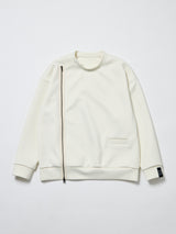 段ボールスウェット サイドジップ開きトレーナー