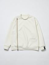 段ボールスウェット サイドジップ開きトレーナー