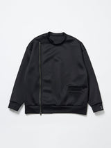 段ボールスウェット サイドジップ開きトレーナー