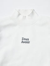 Doux Avneir オリジナルスカーフ付 ニットワンピース [ホワイト]