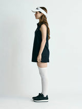 【レディース】ラウンドカラーポロシャツワンピース