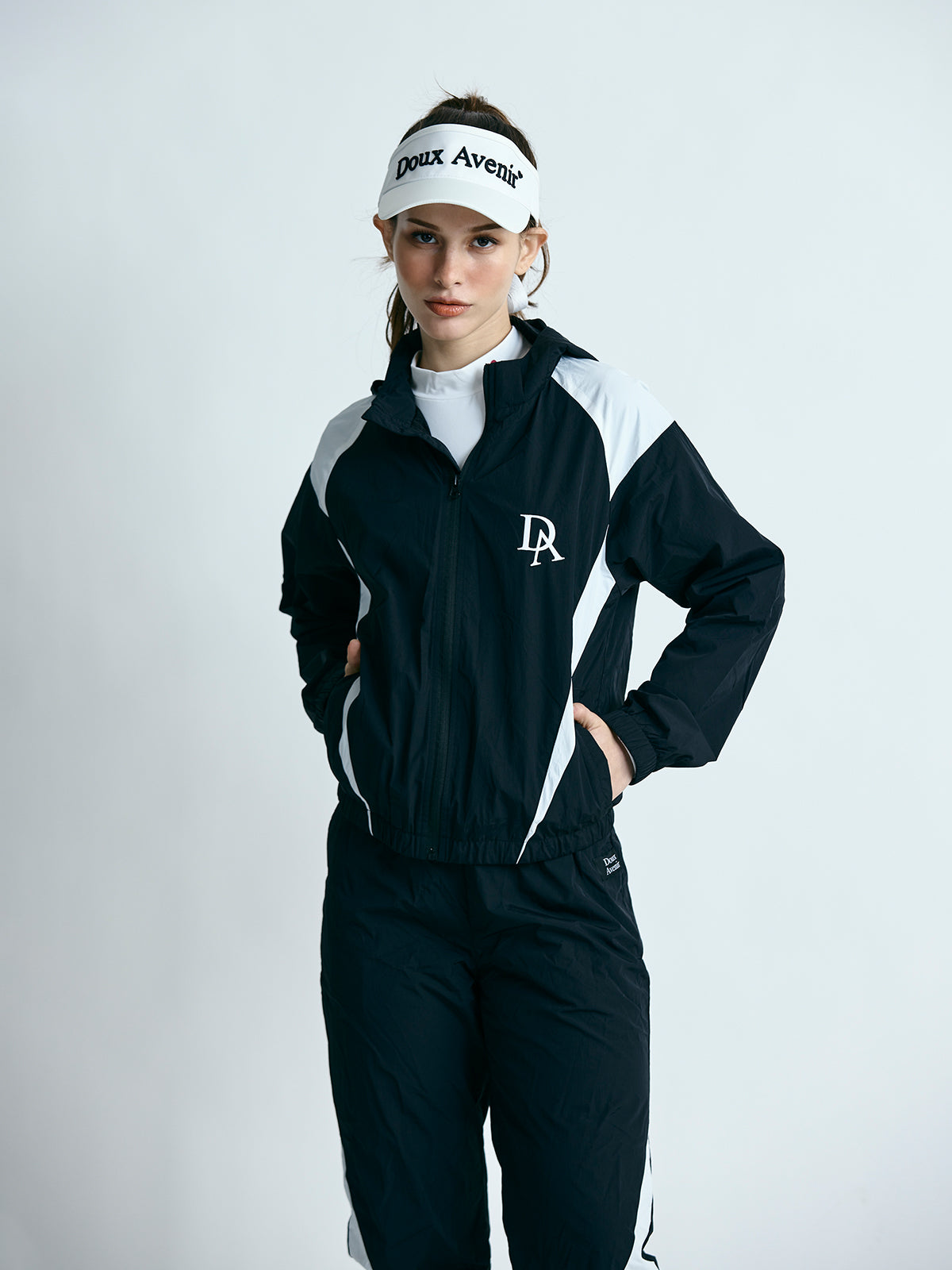 新品⭐︎Doux Avenir ファー付 中綿キルティング ダウン ワンピース